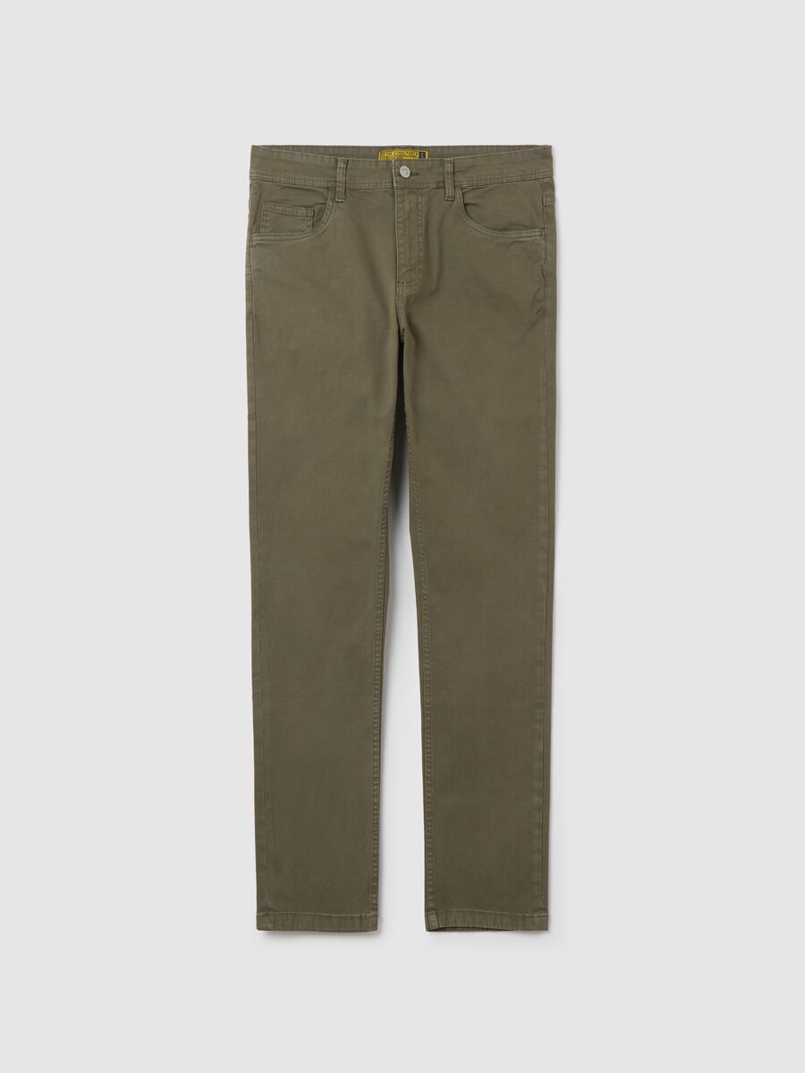 Skinny-fit trousers with five pockets_4