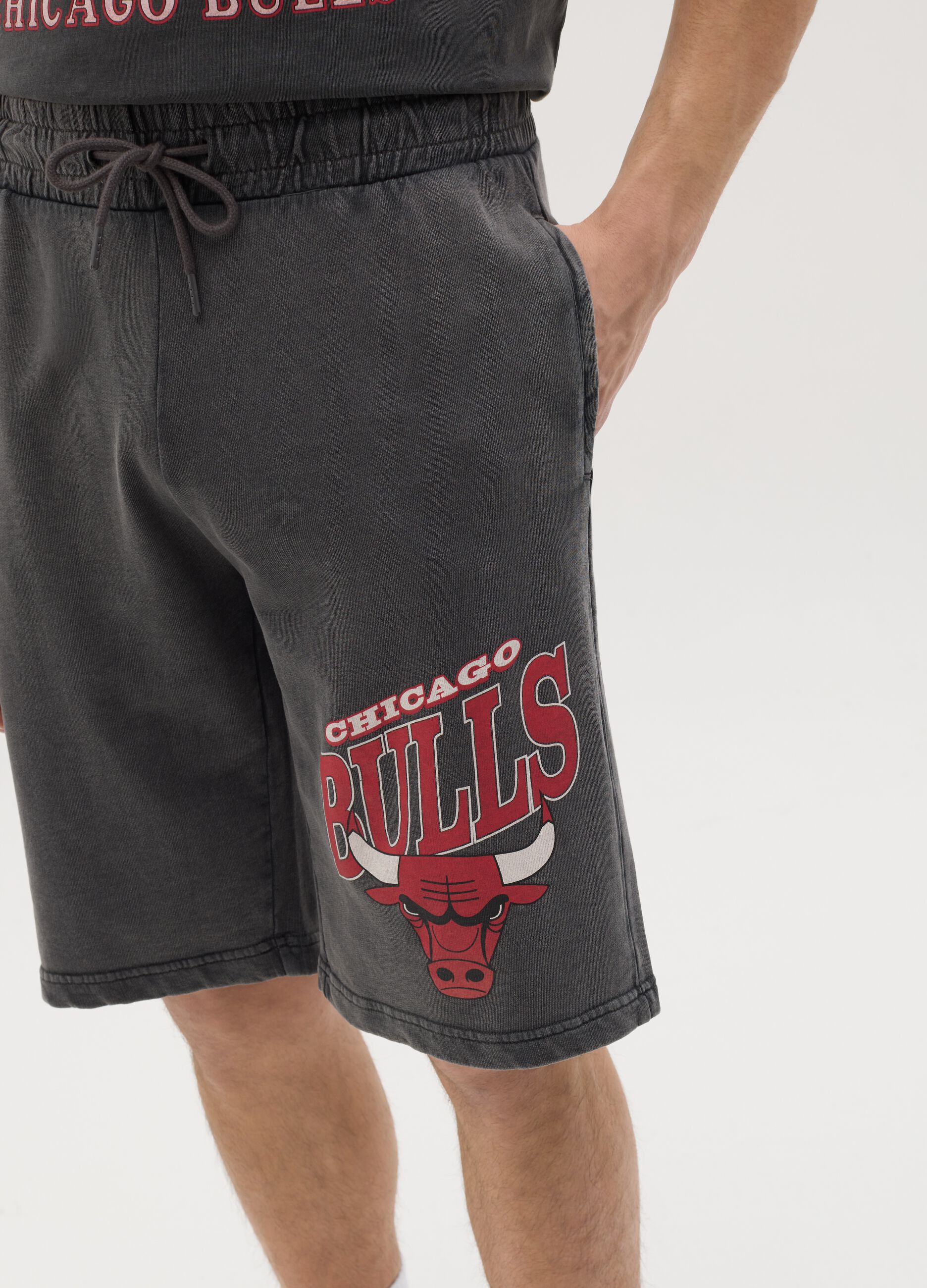 NBA Chicago Bulls Bermuda joggers in fleece