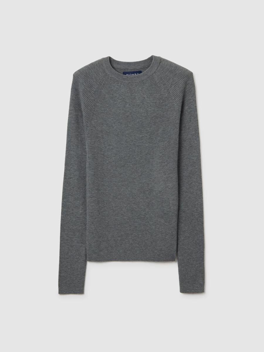 Grey Fitted Jumper_4