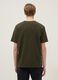 Green short-sleeve regular-fit Henley T-shirt_2