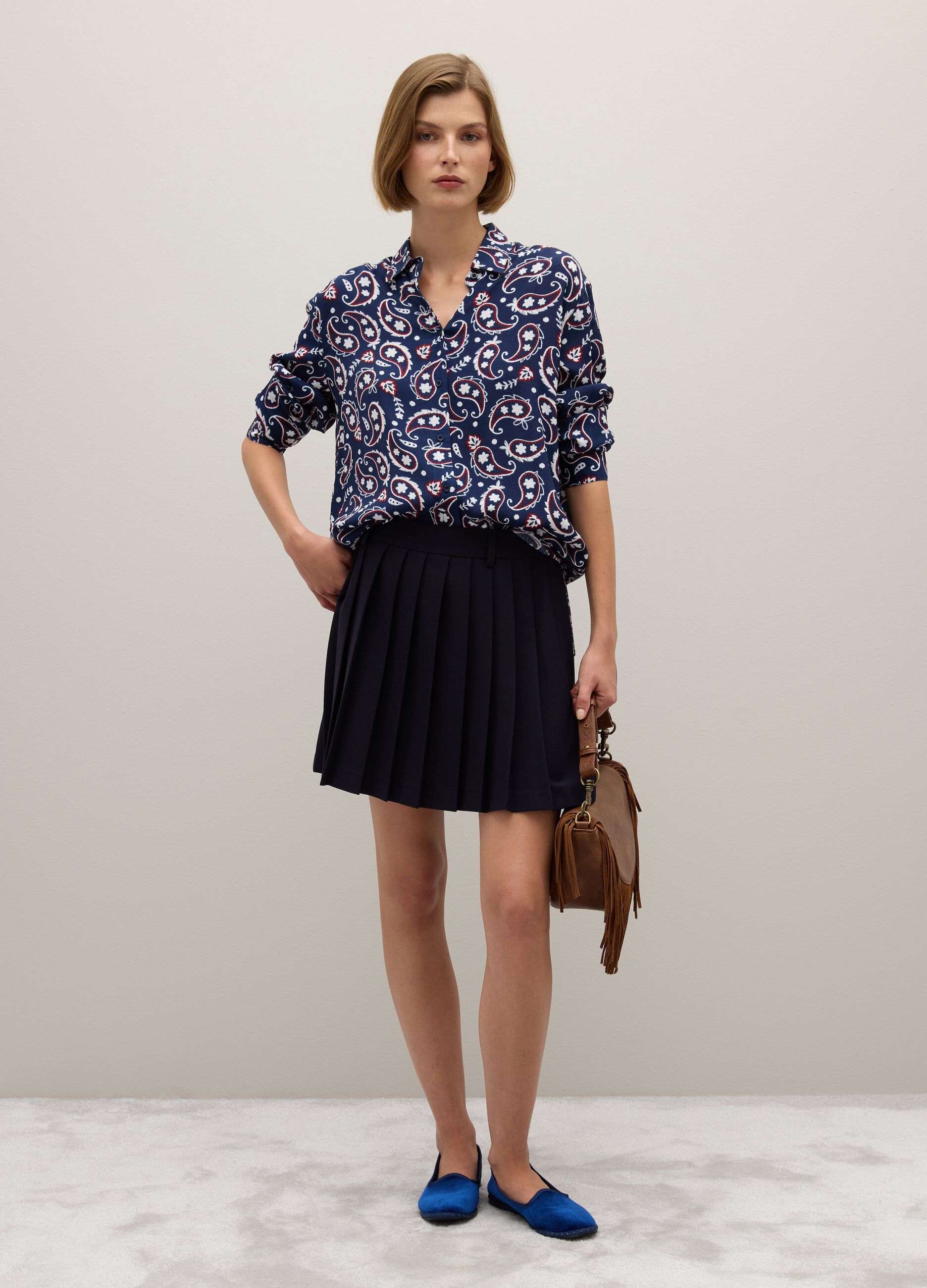 Multicolour Pattern Regular Fit Shirt