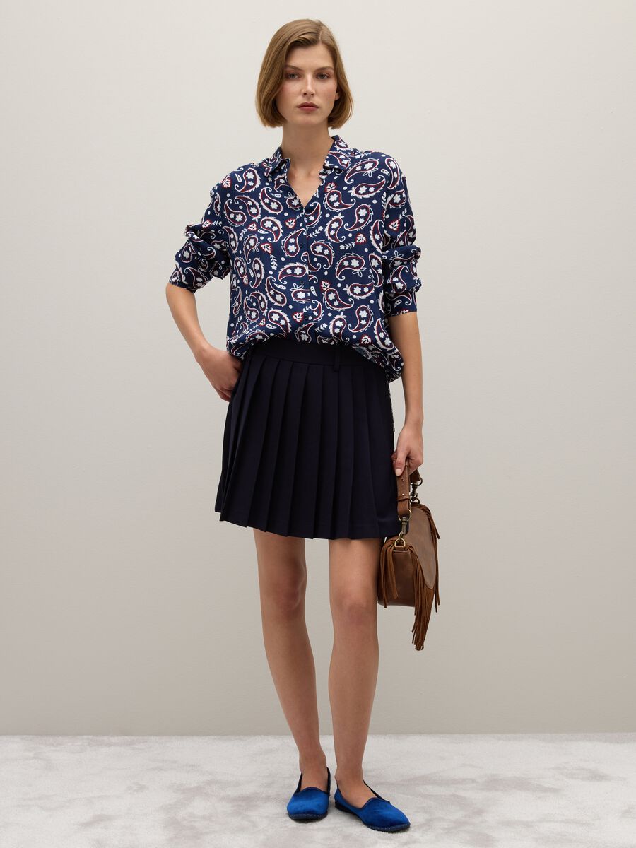 Multicolour Pattern Regular Fit Shirt_1