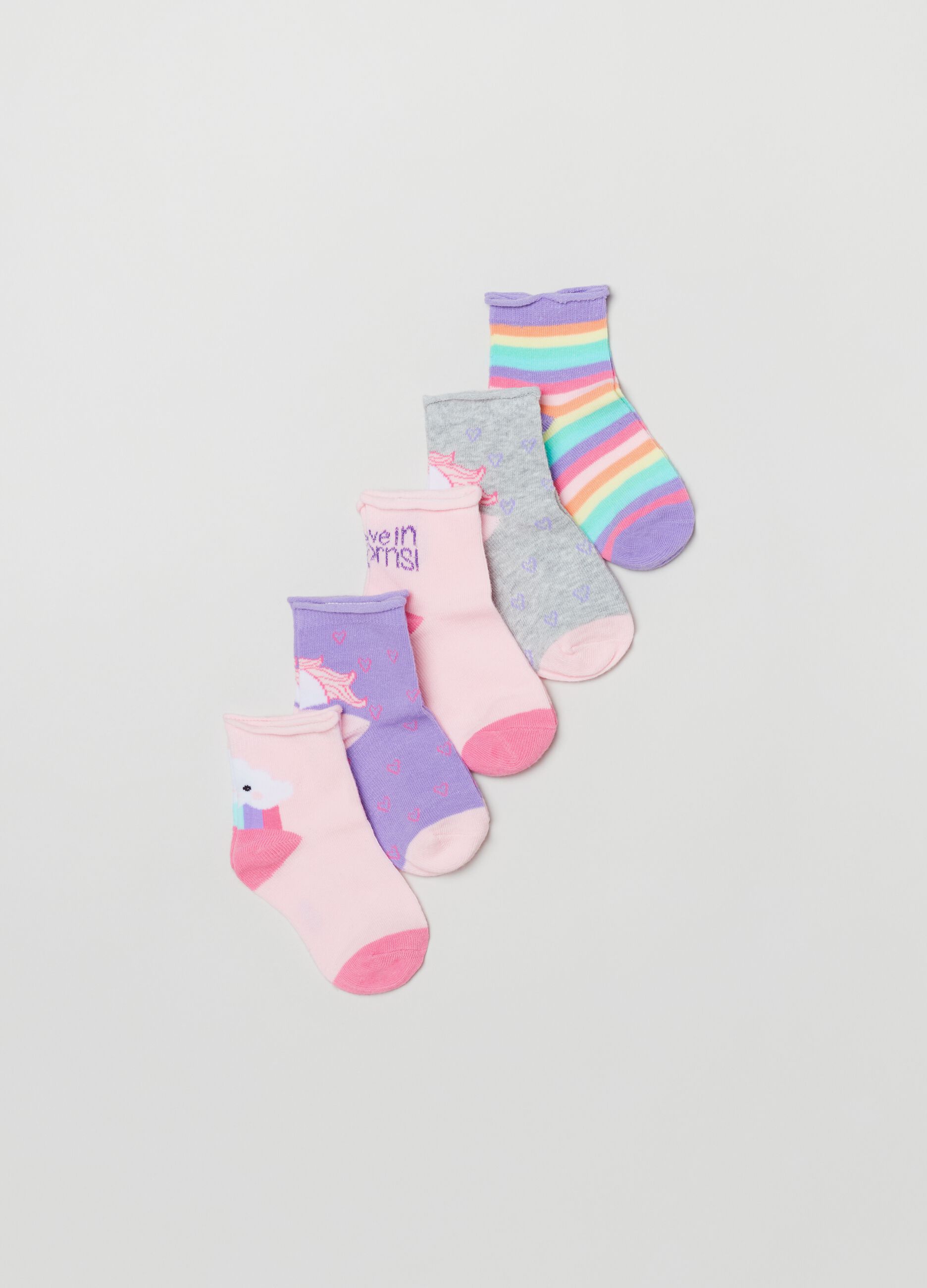 Set cinque calze corte stretch _0