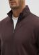 Brown cotton blend sweatshirt with zip_3