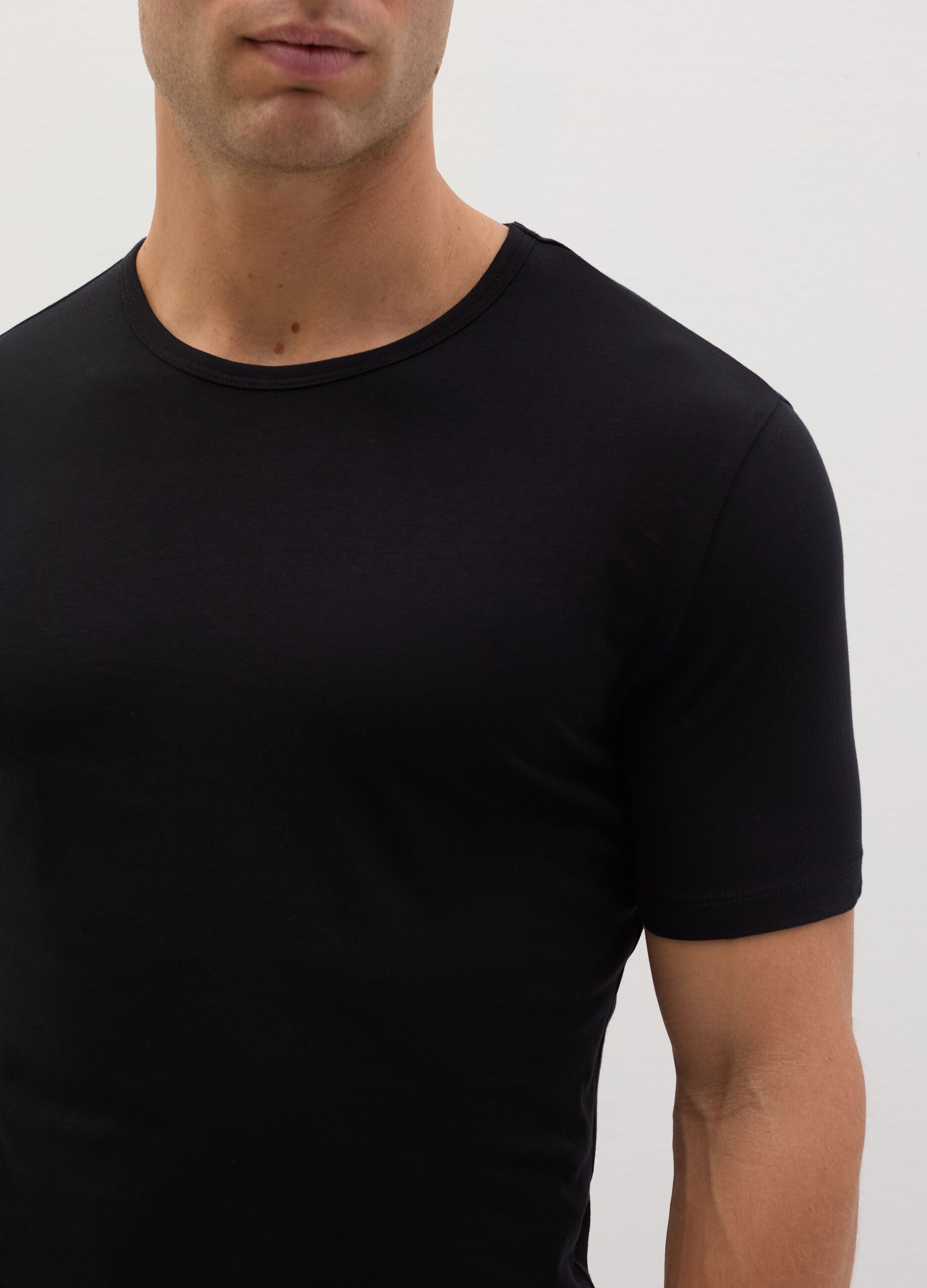 Two-pack organic cotton undershirts
