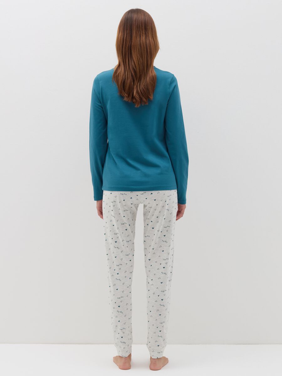 Long pyjamas with hearts print_2