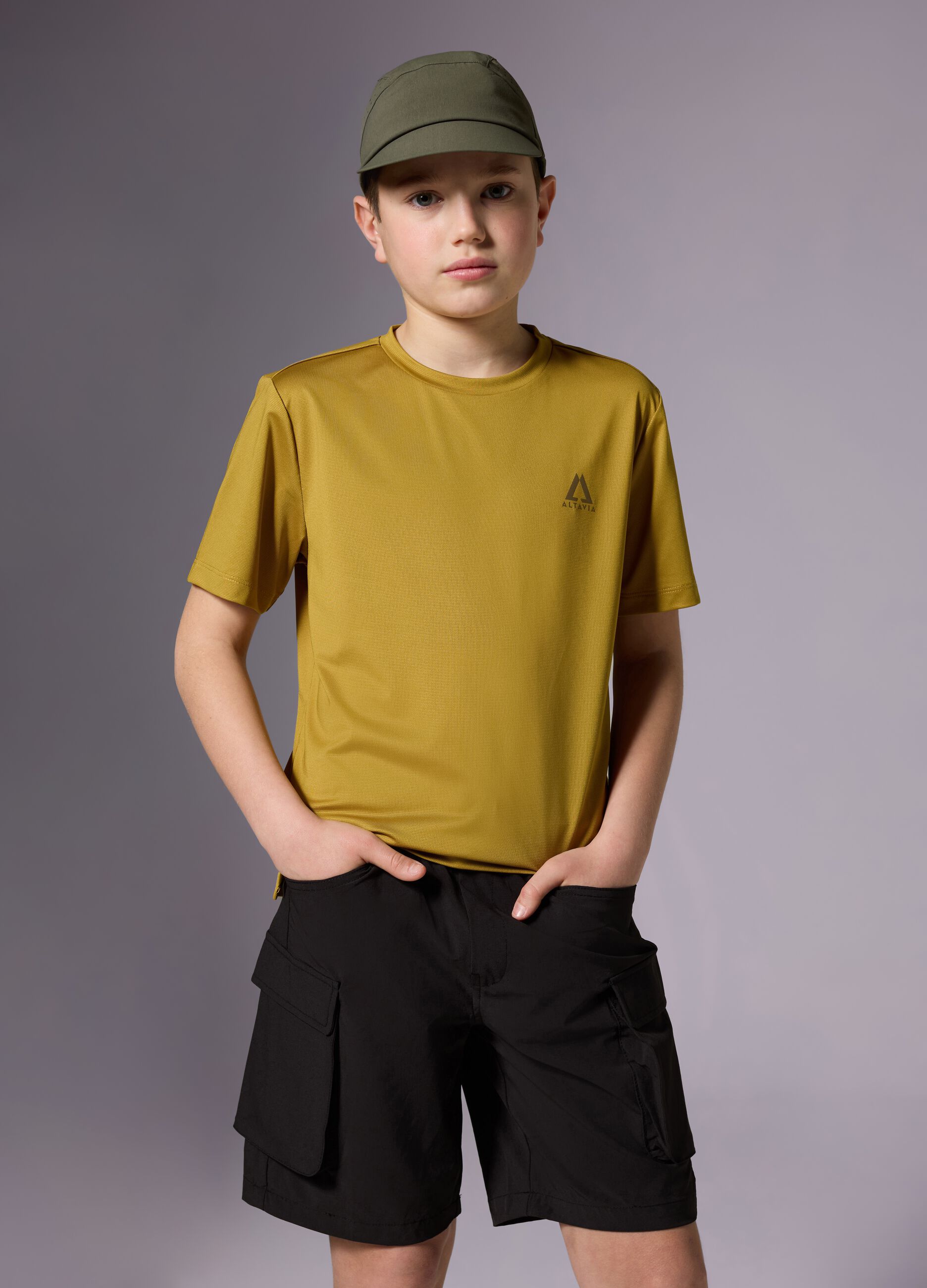ALTAVIA WITH DEBORAH COMPAGNONI T-shirt in technical fabric