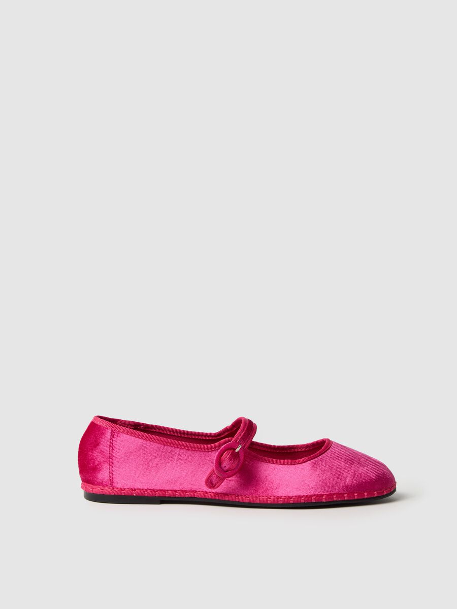 Ballerina flats with strap_0