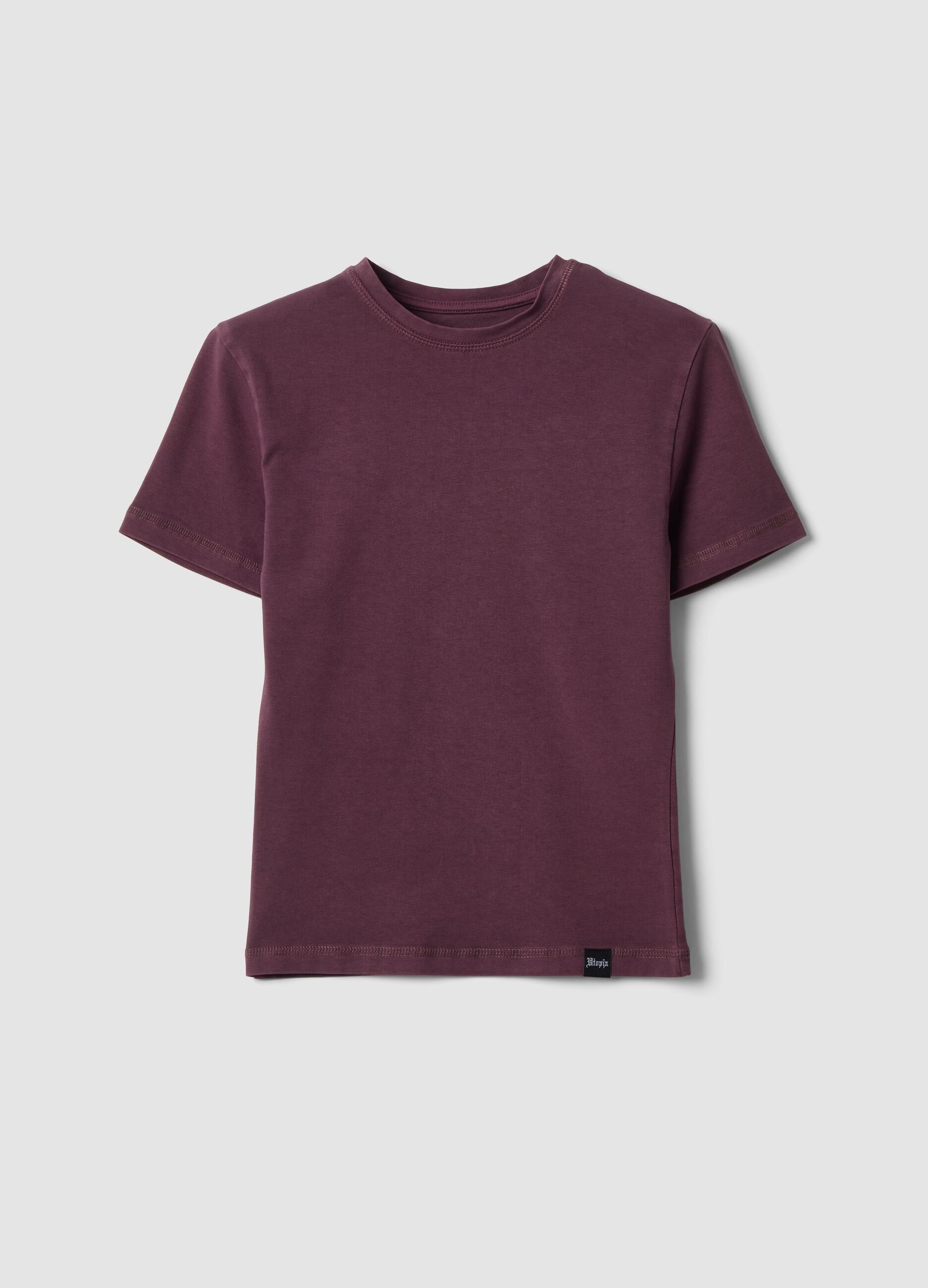 Perfect T-shirt Washed Wine