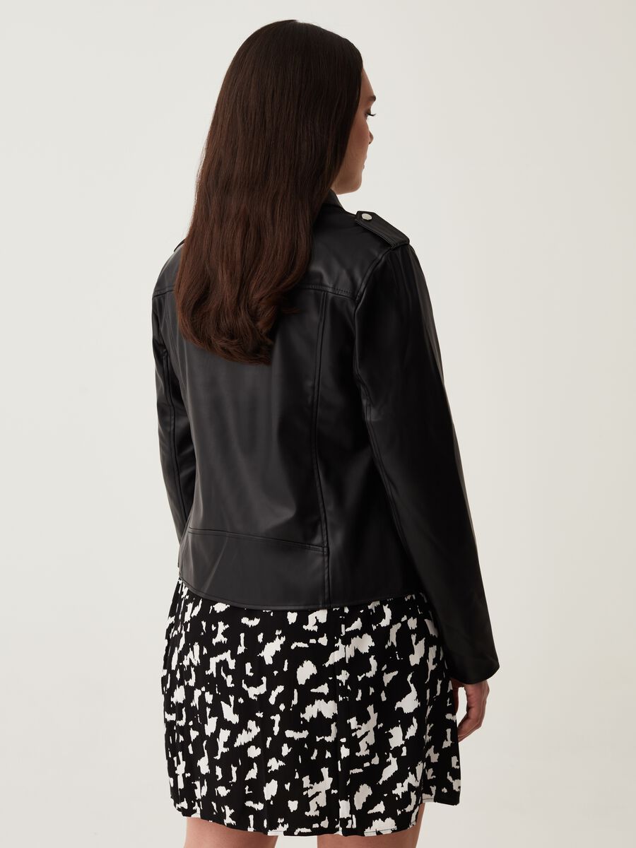 Giacca chiodo con zip Curvy_2