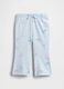 Blue cotton trousers for babies_0