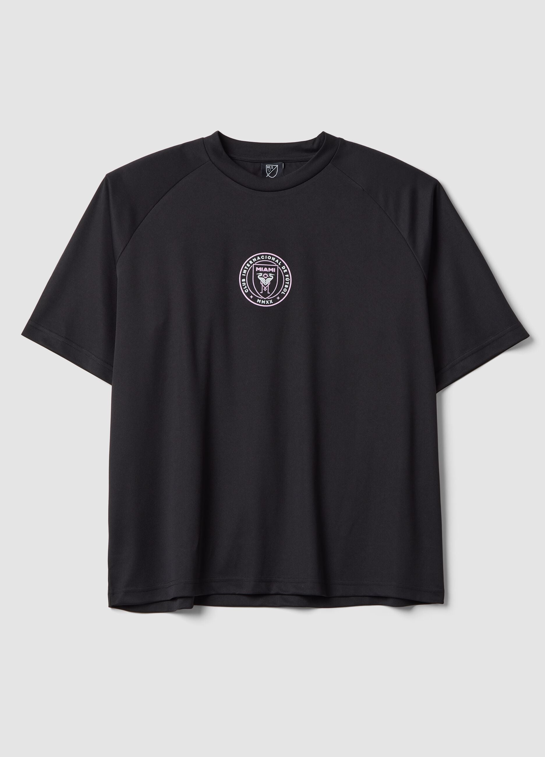 Black Inter Miami CF print T-shirt