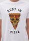 Cotton T-shirt with pizza print_2