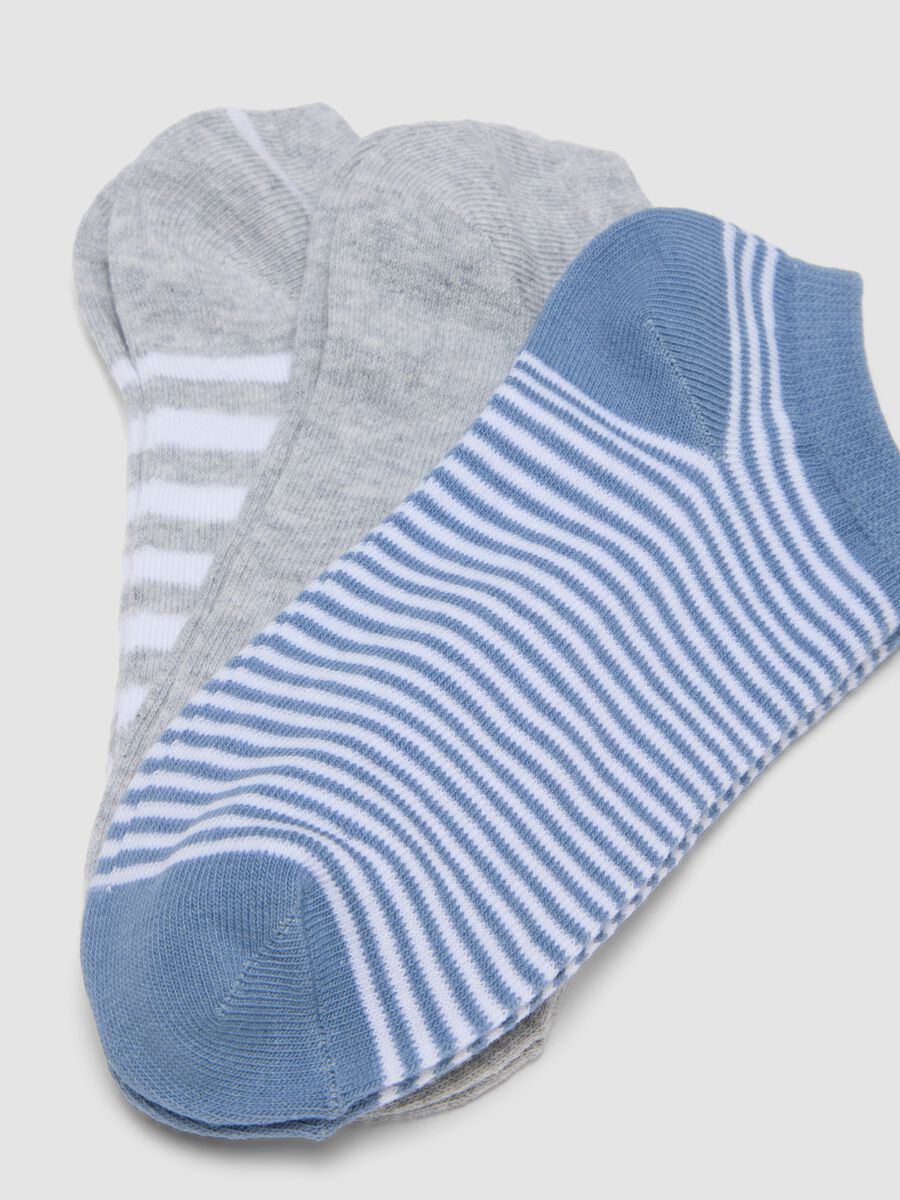 Multipack di cinque calzini rosa in misto cotone_1