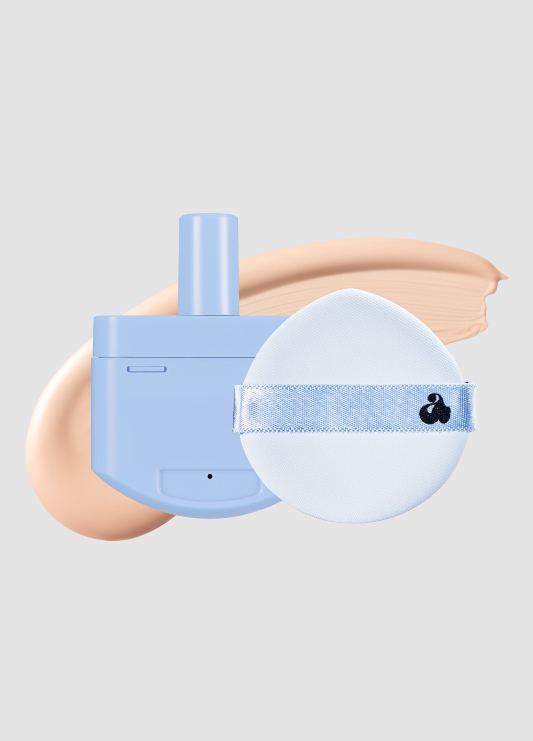 BABE SKIN BABY BLUE CUSHION RE-FEEL 21N FLUFFY &ndash; Korean make-up