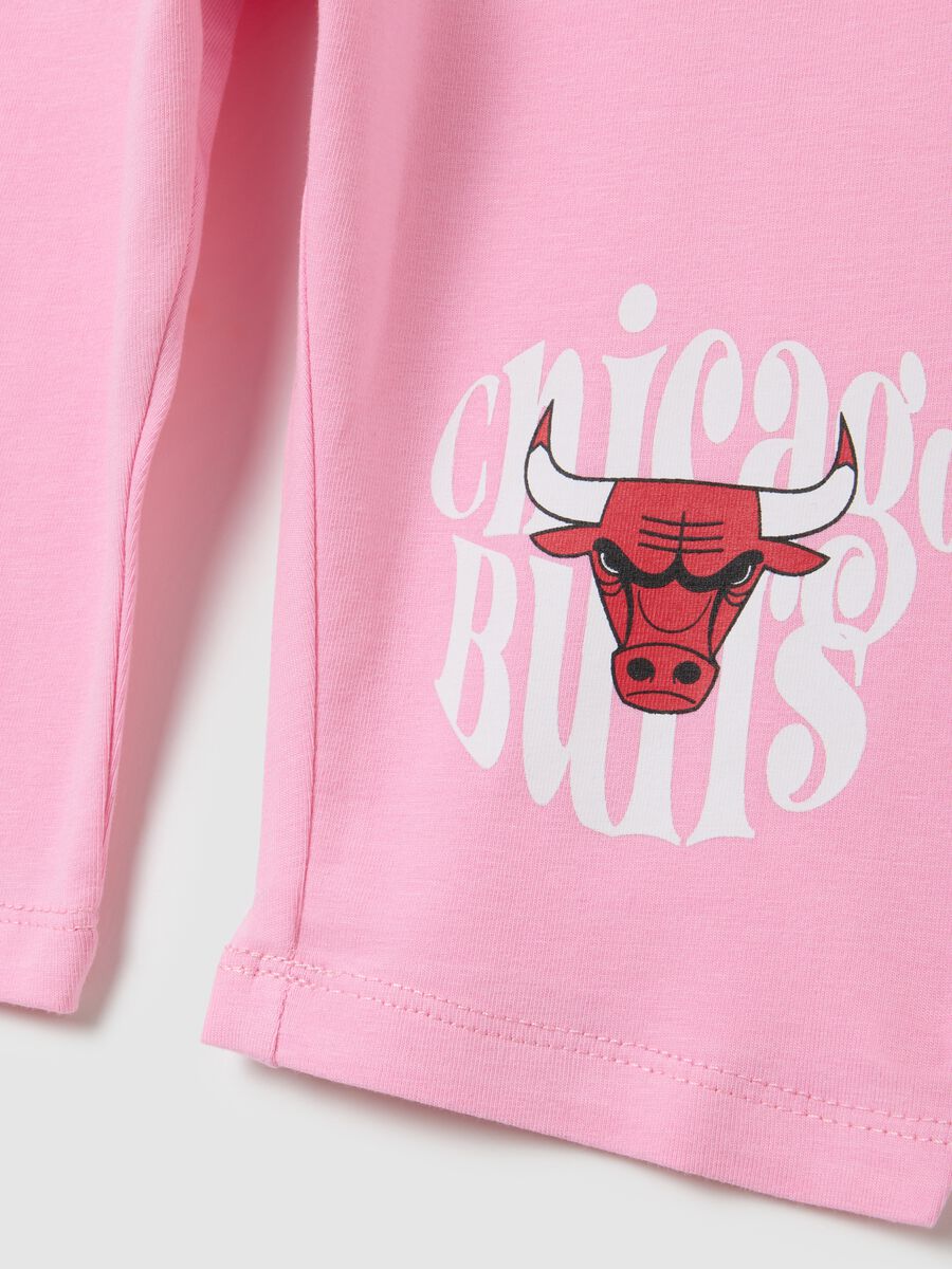 Girls' Pink Cotton Skinny Fit Shorts_2