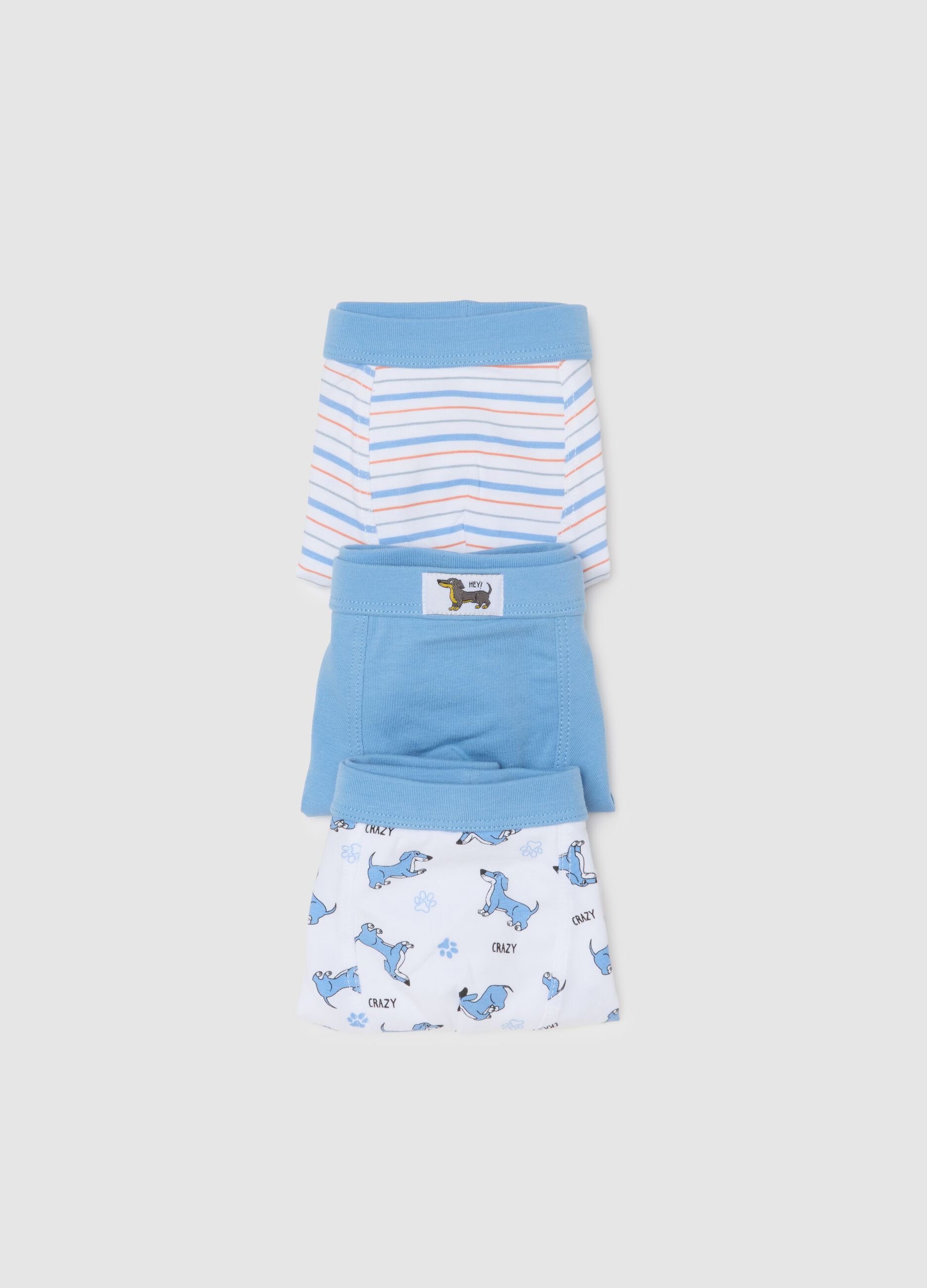 Children's Multicolor Cotton Boxer Set Regular Fit