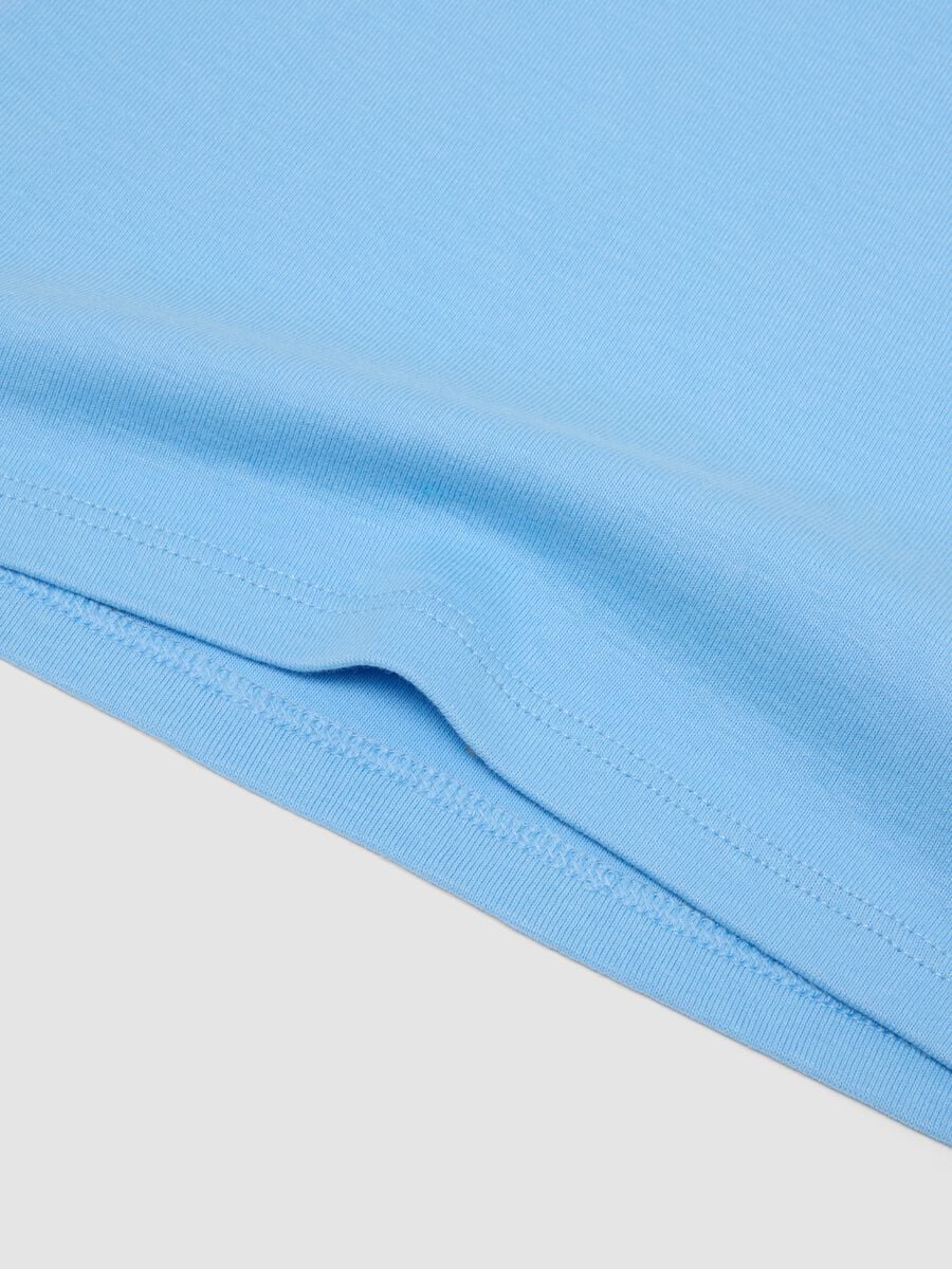 Bipack di vogatori azzurri in cotone organico regular fit per bambini_2