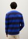 Blue pure cotton polo shirt regular fit_3
