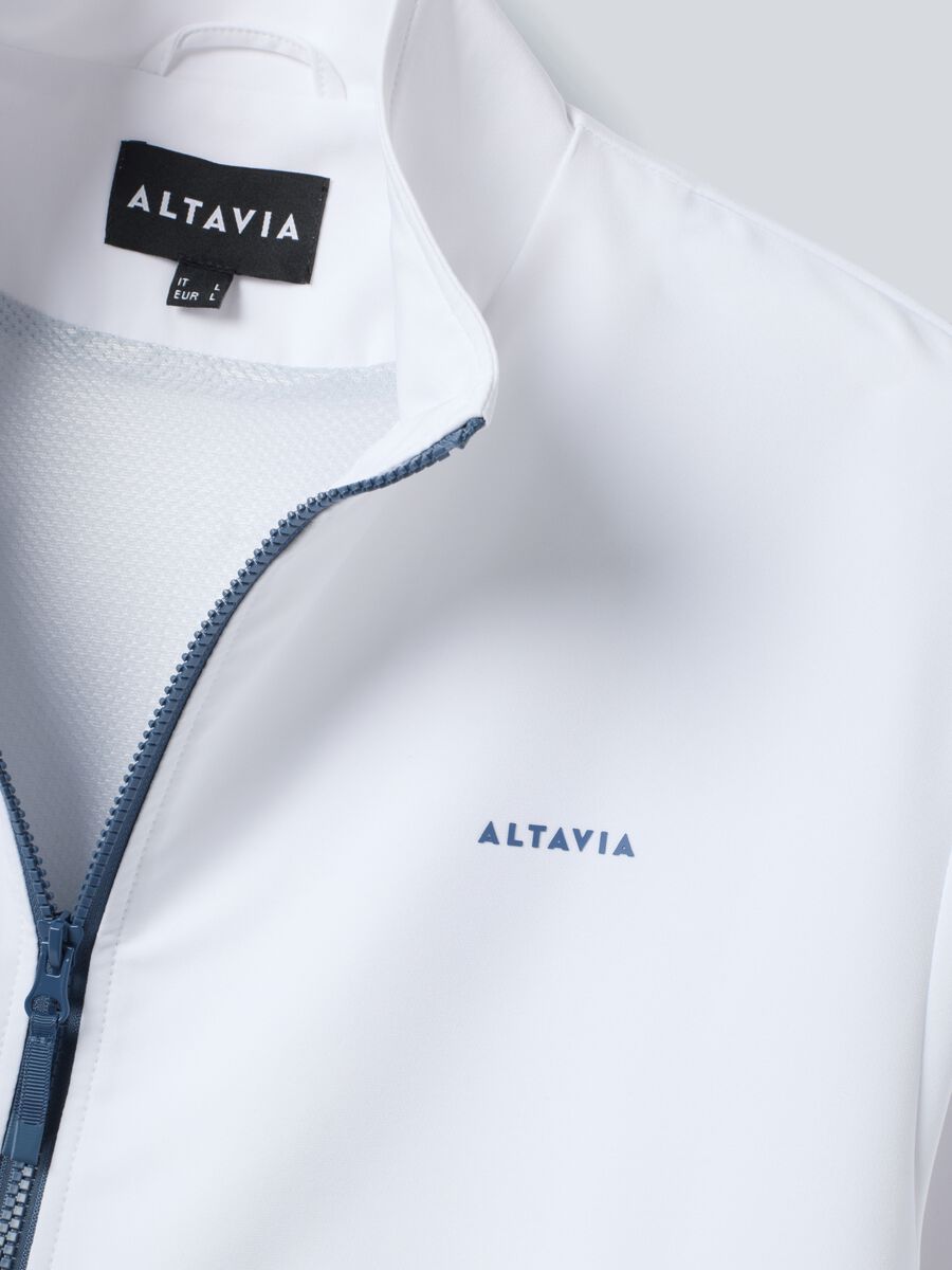 Giacca sportiva bianca in tessuto elasticizzato ALTAVIA COURT_6