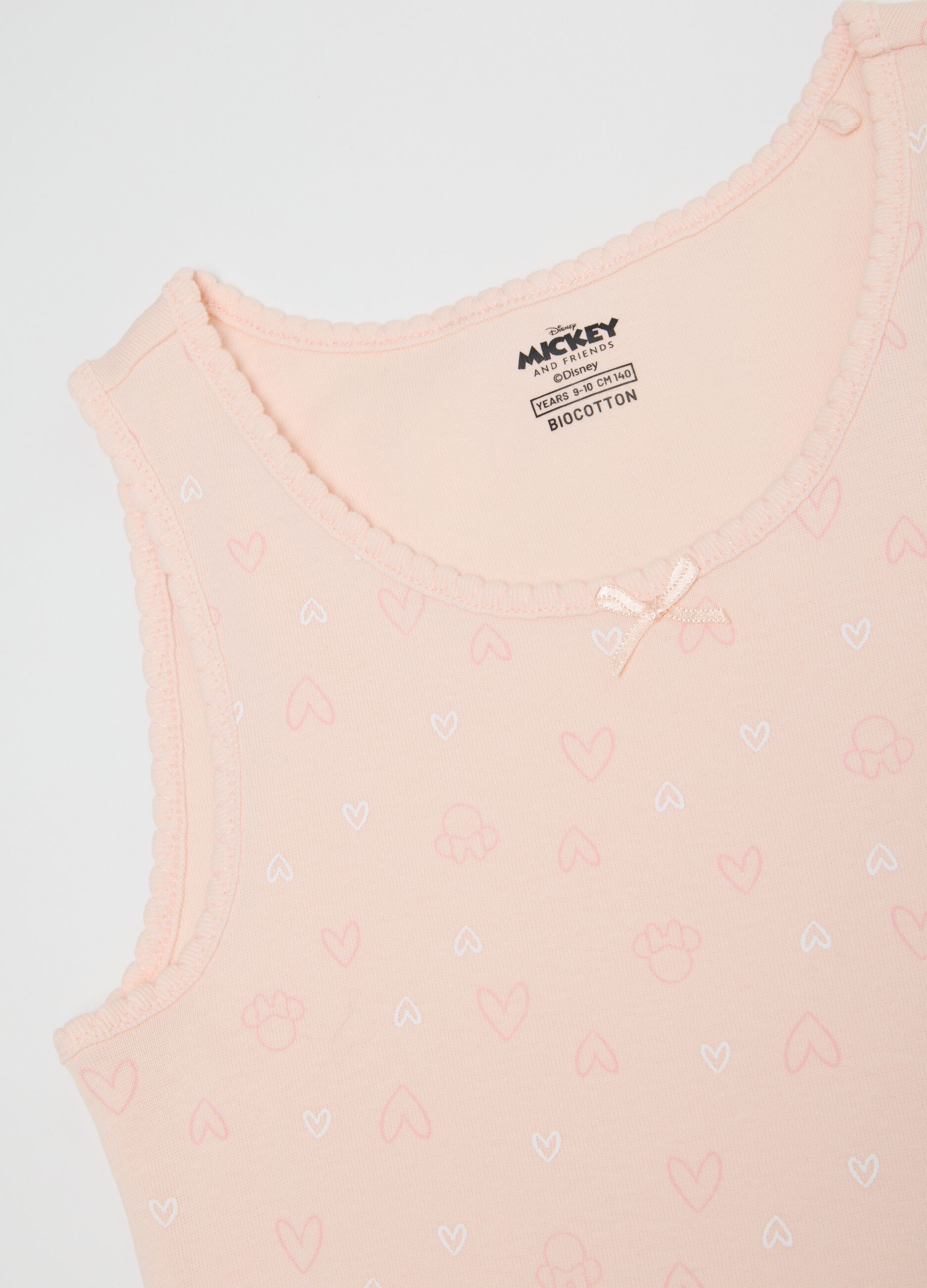 Set bipack magliette da bambina in puro cotone multicolor regular fit