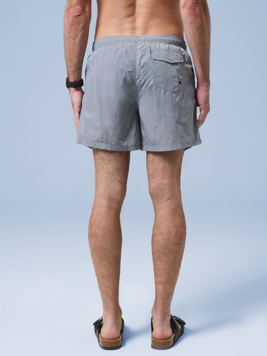 Costume boxer ALTAVIA SAILNG grigio con vita elasticizzata_2