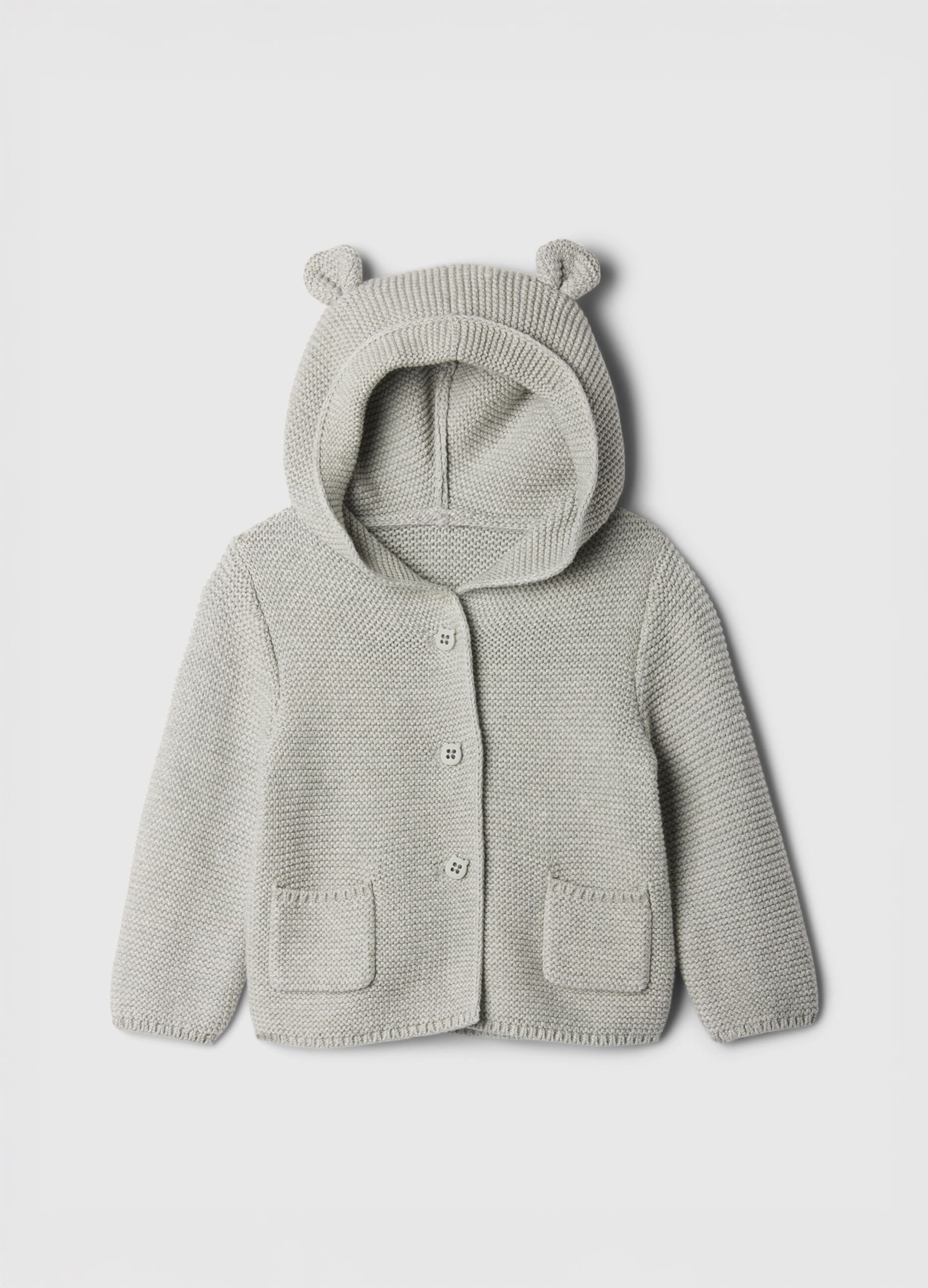 Pure Cotton Hoodie Cardigan