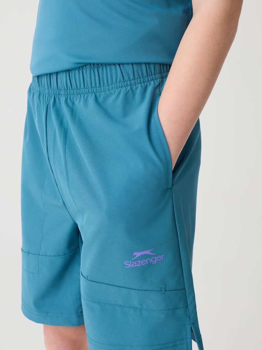 SLAZENGER Bermuda shorts in technical fabric_2