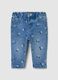 Jeans with all-over Mickey Mouse print_0