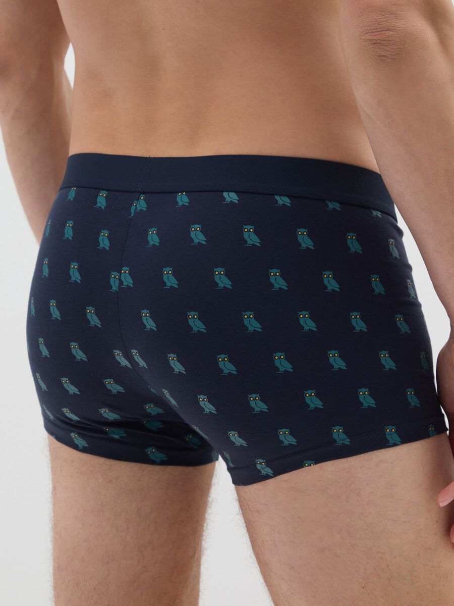 Tripack boxer in cotone elasticizzato multicolor regular fit_2