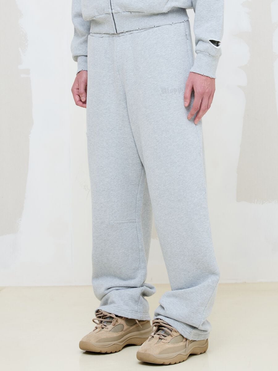 Sweatpants Grey Melange_2