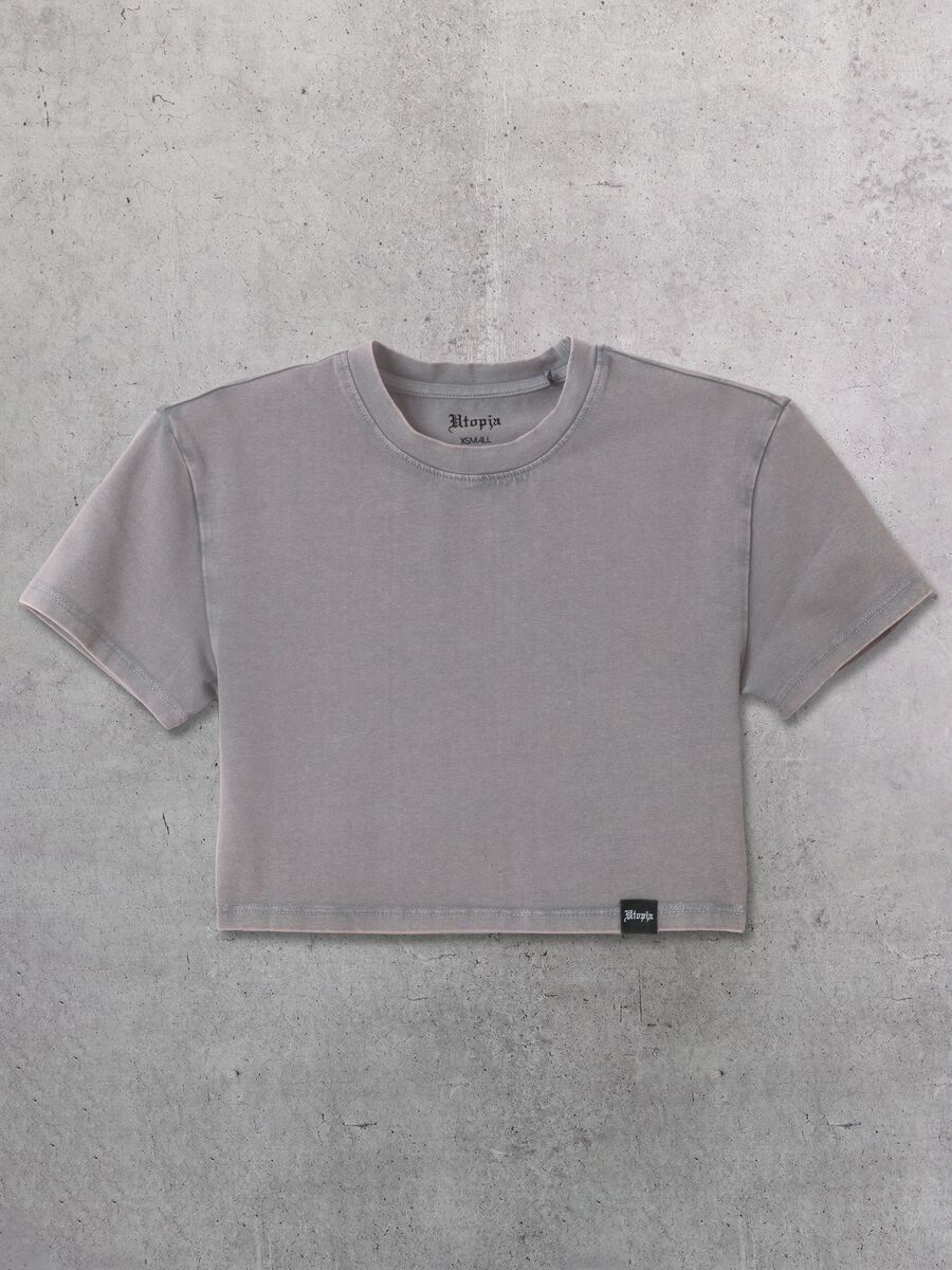 Crop T-shirt Vintage Grey_4