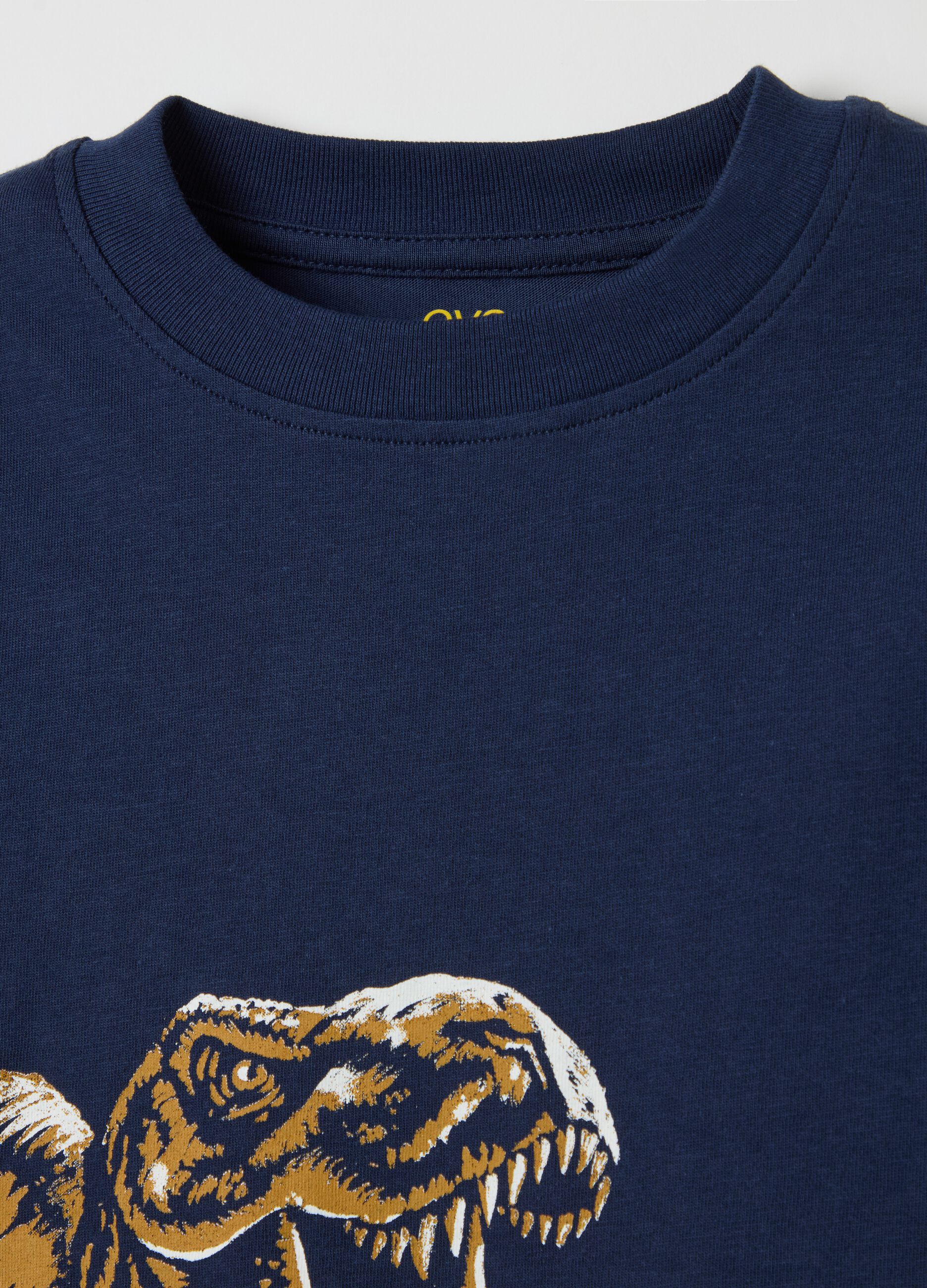 Cotton T-shirt with print