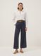 Multicolour Striped Viscose-Blend Oversize Fit Trousers_0