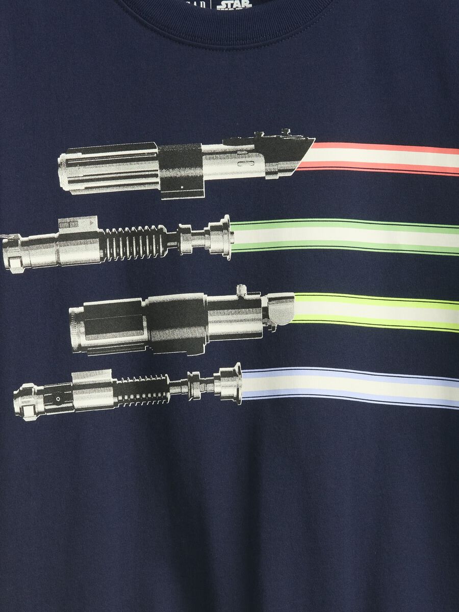 Star Wars Crew Neck T-shirt with Lightsabers_2