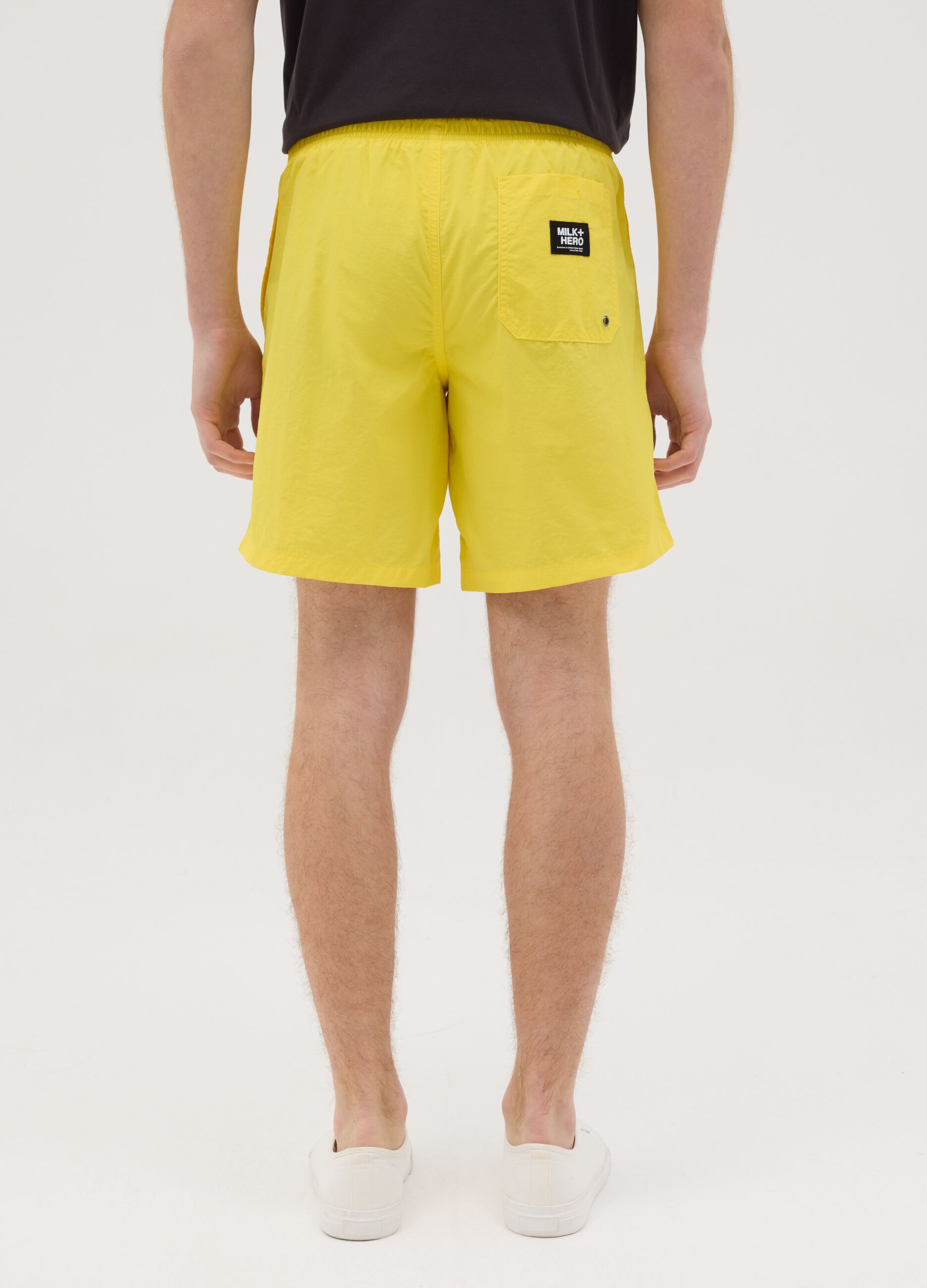 Milk+Hero Yellow Swim Shorts