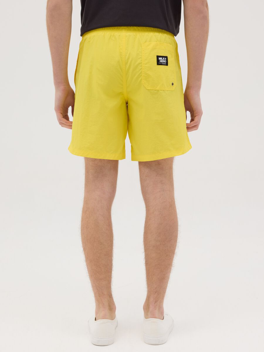 Milk+Hero Yellow Swim Shorts_2