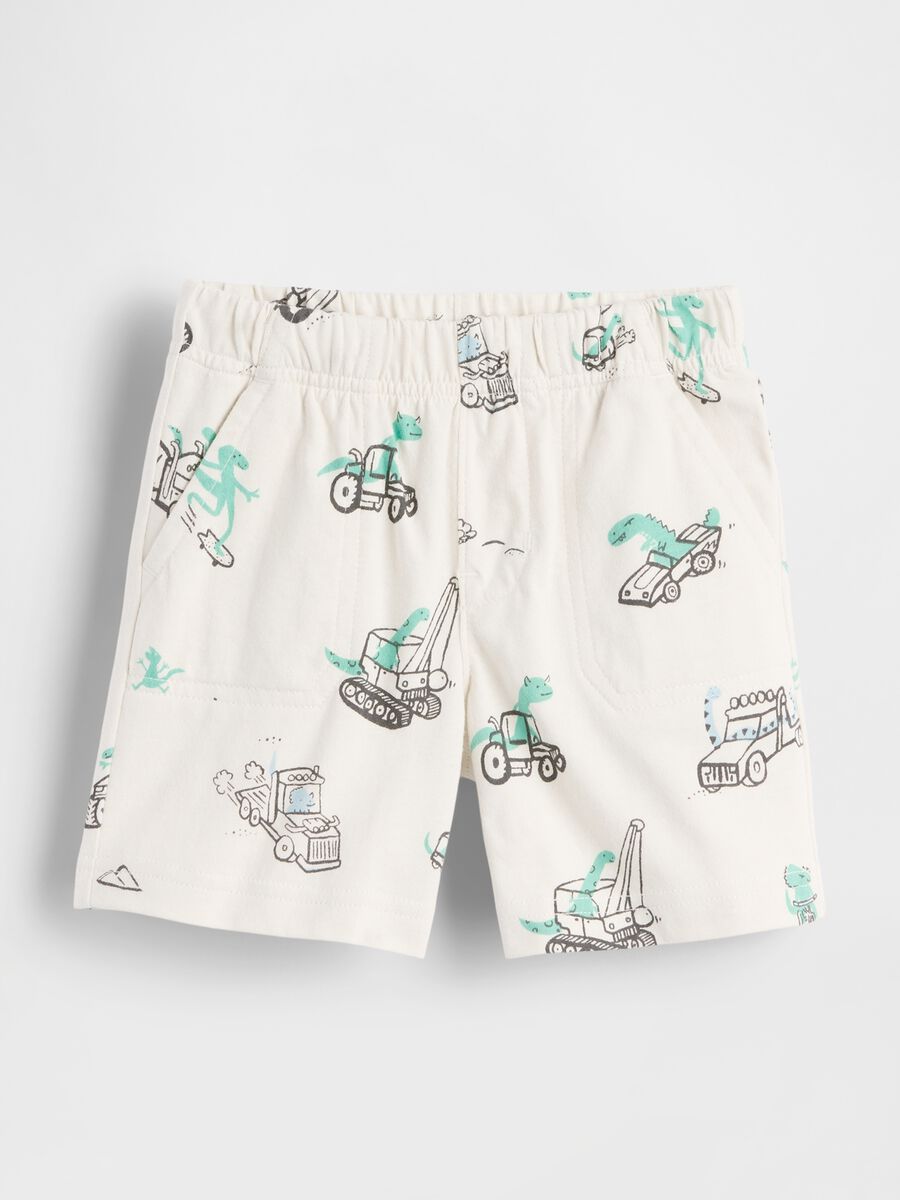 Pure cotton printed shorts_0