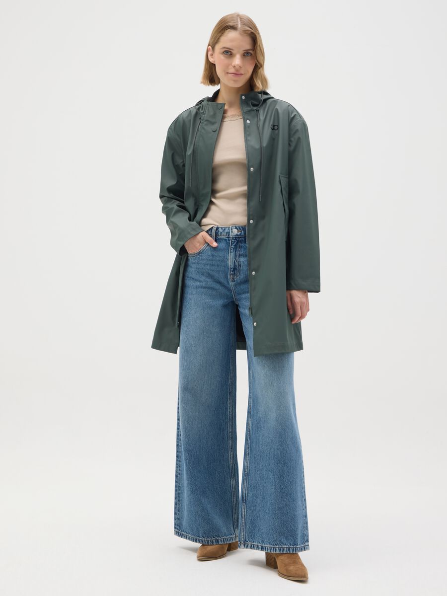 Giacca verde regular fit_1
