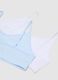 Multicoloured Stretch Cotton Girl's Bra Twinpack_3
