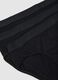Black Cotton Regular Fit Briefs Set_5