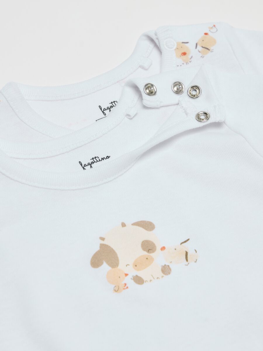 Three-pack bodysuits in organic cotton with print_2
