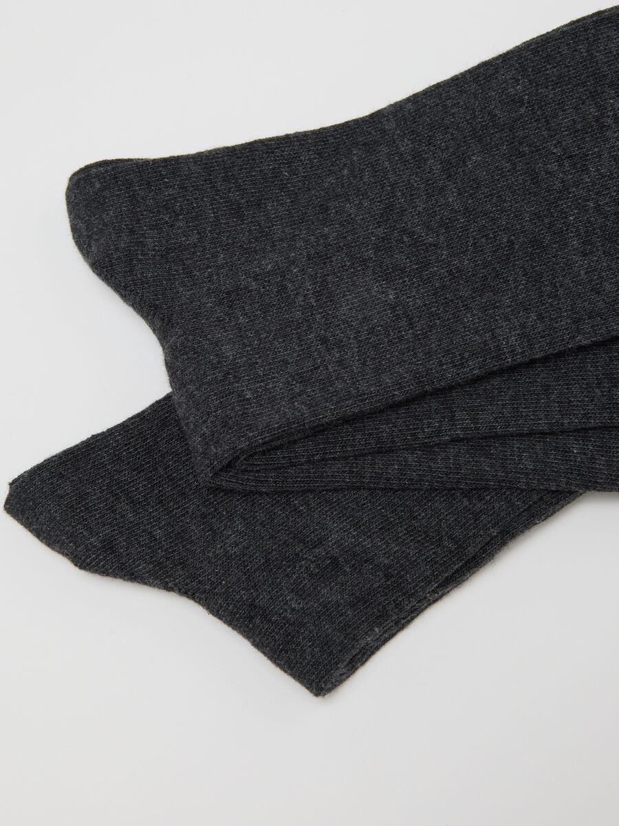 Grey Cotton Short Socks Multipack Set_1