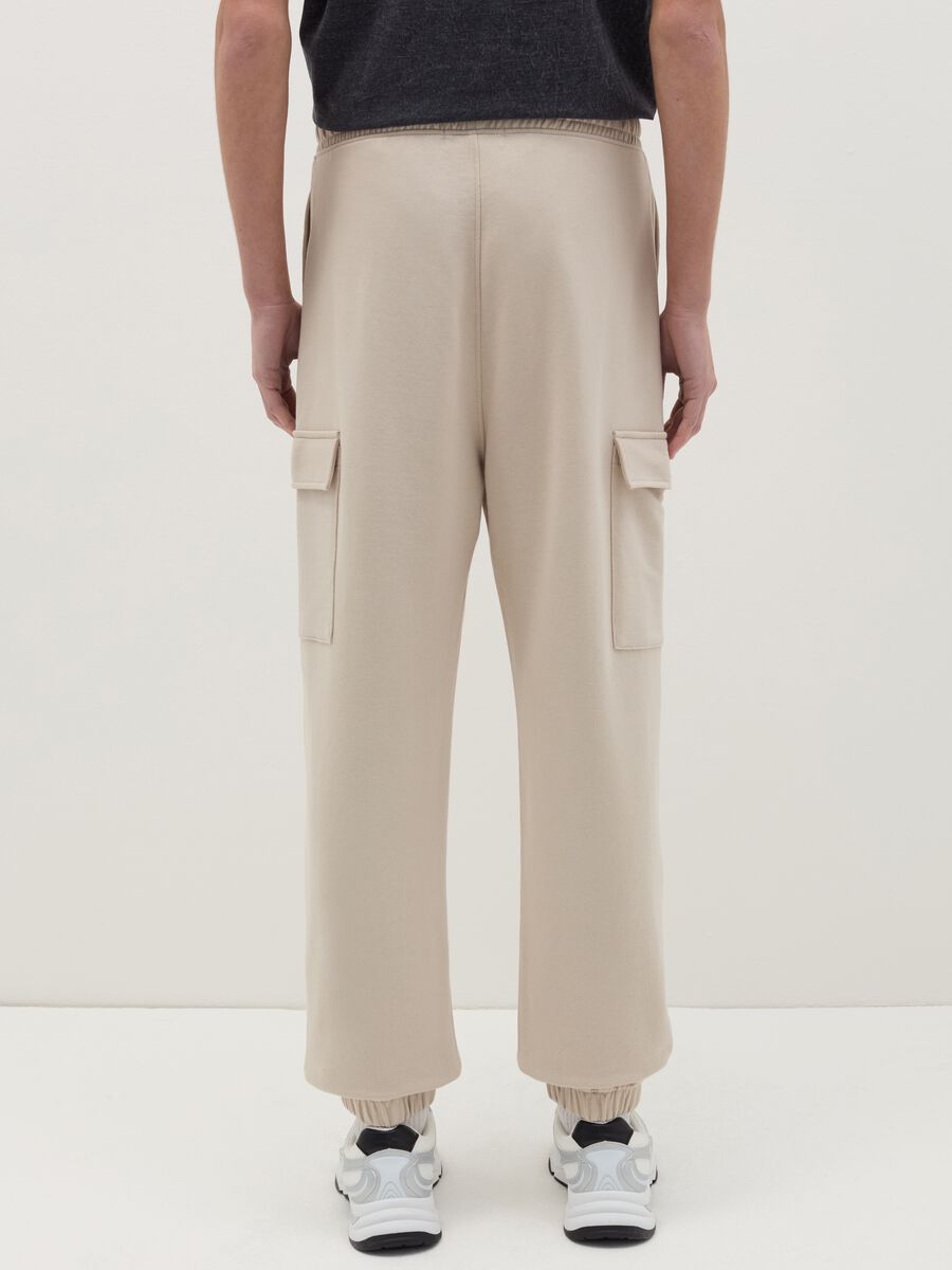Cargo joggers with elasticated trims_2