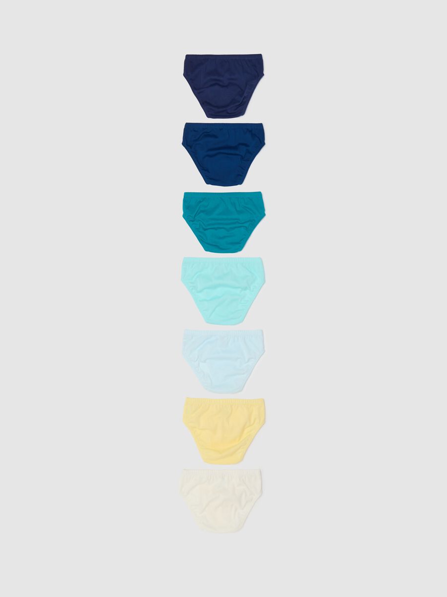 Set of Coloured Cotton Briefs for Boys_1