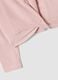 T-shirt rosa in cotone elasticizzato con nodo frontale e stampa per bambina_3
