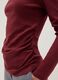Red long-sleeved pure cotton T-shirt regular fit_3