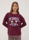 Purple pure cotton Peanuts print pyjama top_0