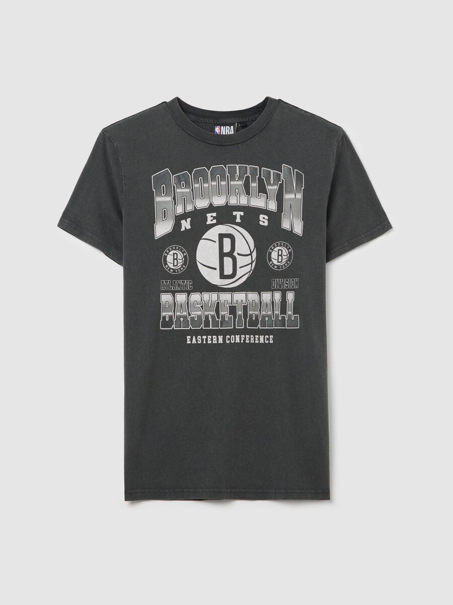 Grey NBA Los Angeles Lakers T-shirt_4