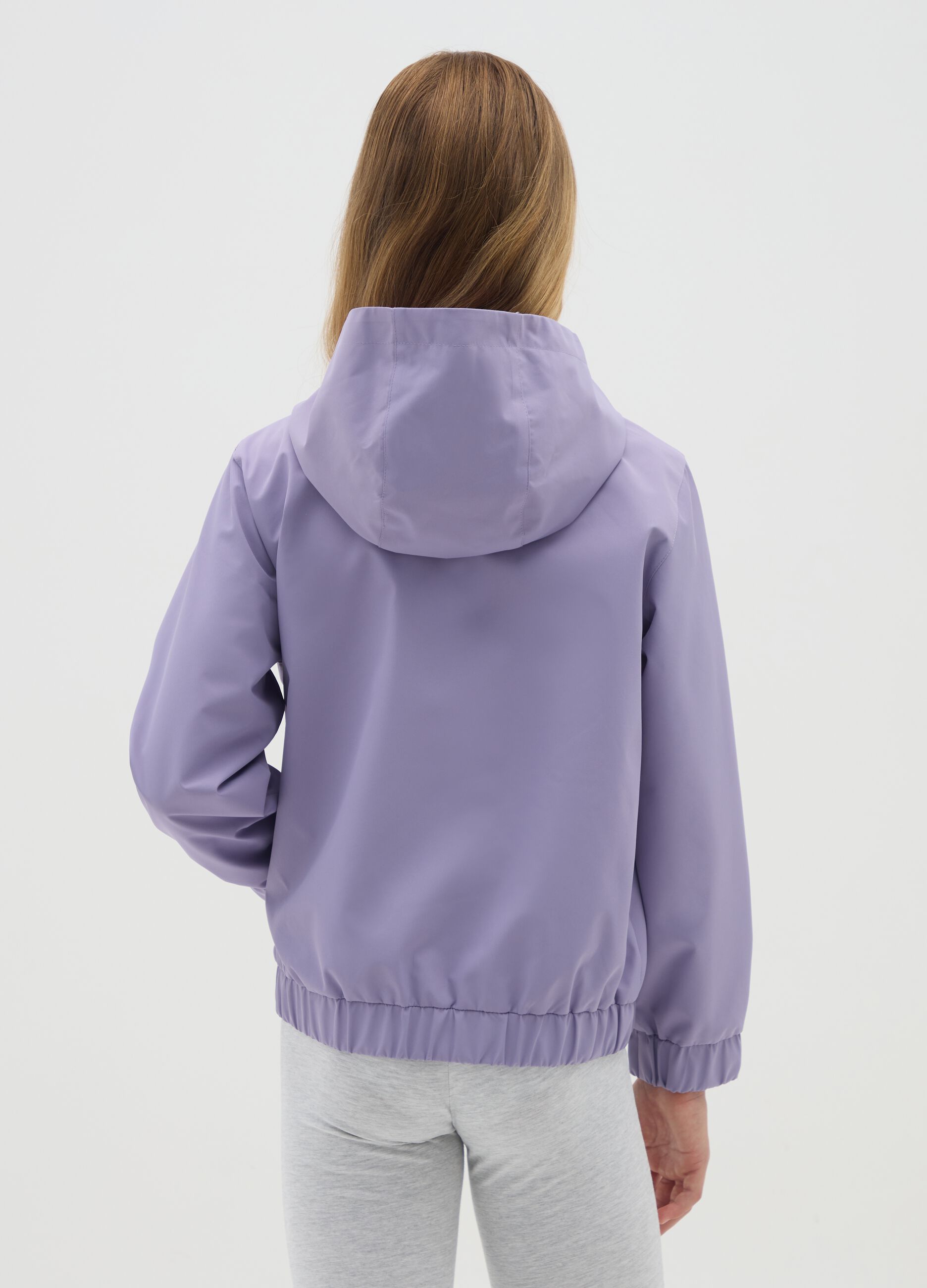 Girls' Purple Jacket in Regular Fit